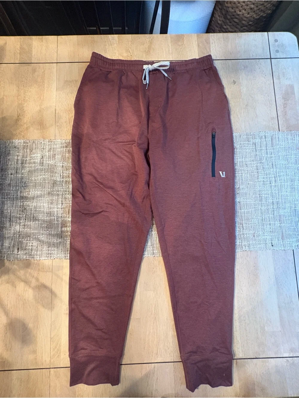 Vuori Maroon Men's Jogger Sweatpants
